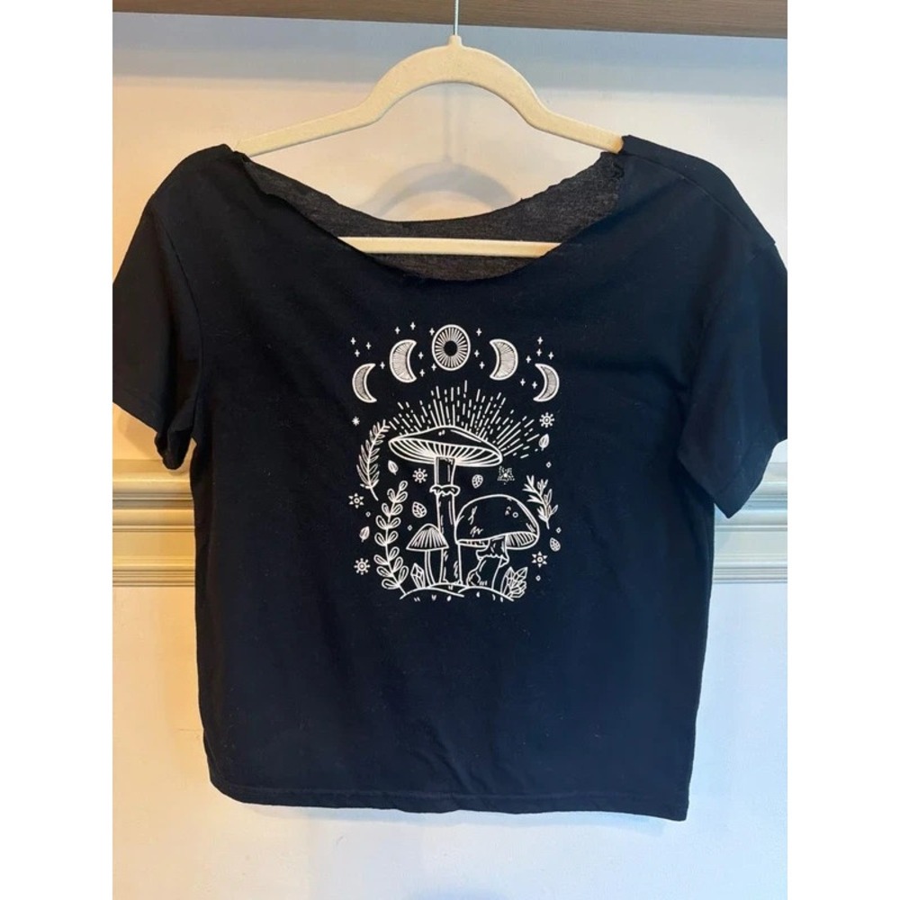 Shein Girl's Psychedelic T-Shirt, Size L
